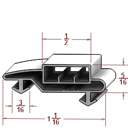 Profile 612 cross-section