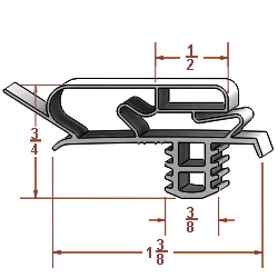 Profile 618 cross-section