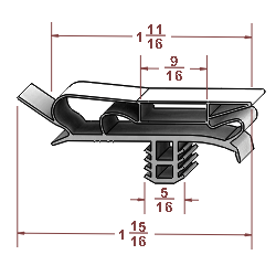 Profile 619 cross-section