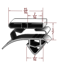 Profile 624 cross-section