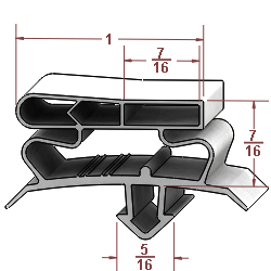 Profile 634 cross-section
