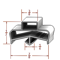 Profile 967 cross-section